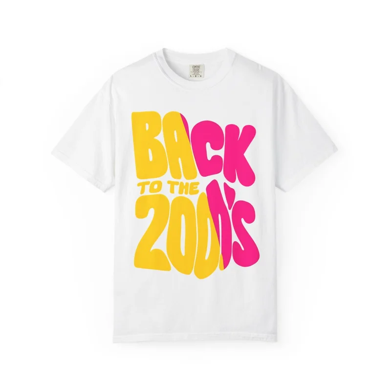 Back to the 2000s Garment-Dyed T-Shirt, front view